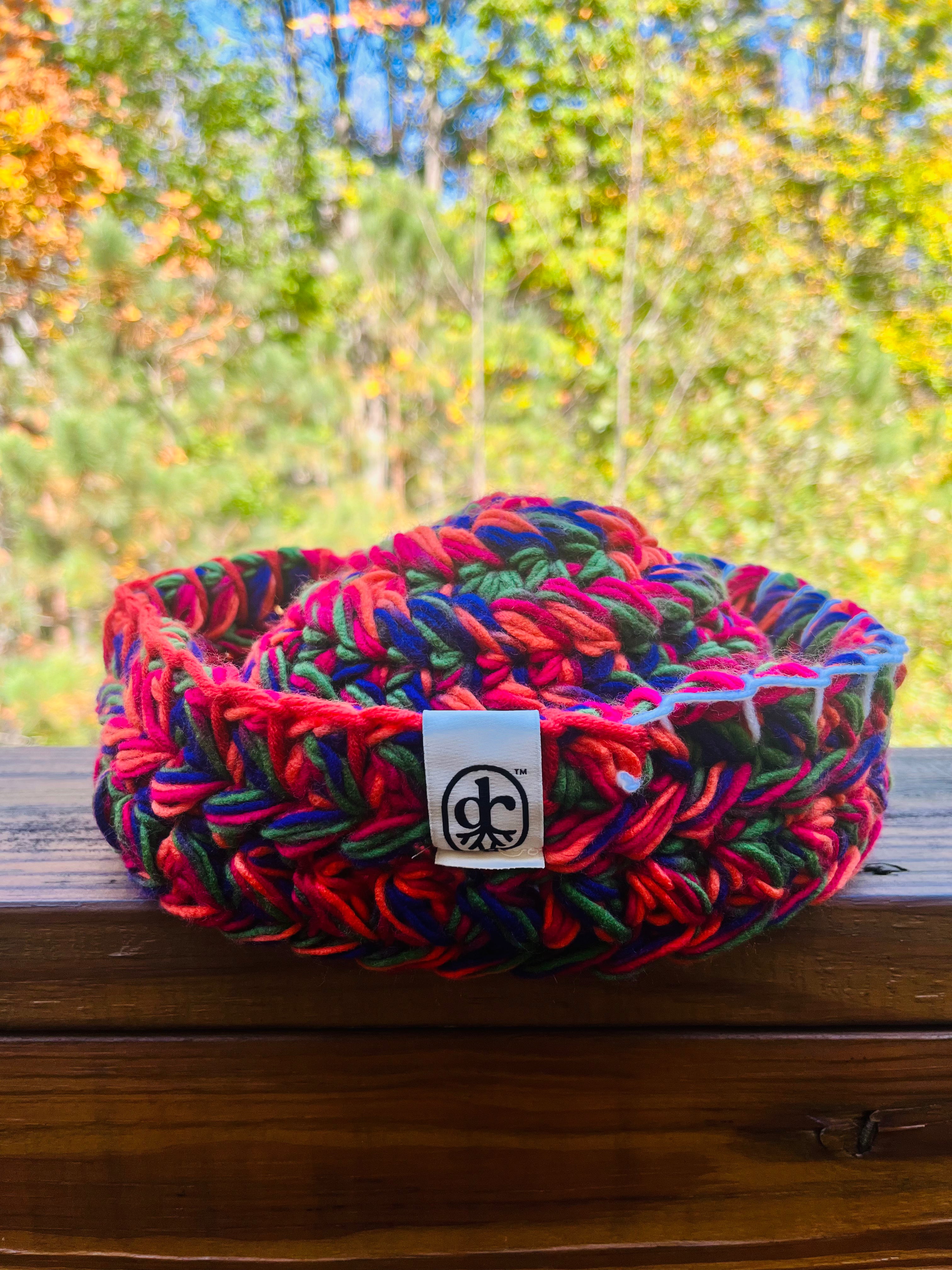 Hand Tied Multicolor Beanies