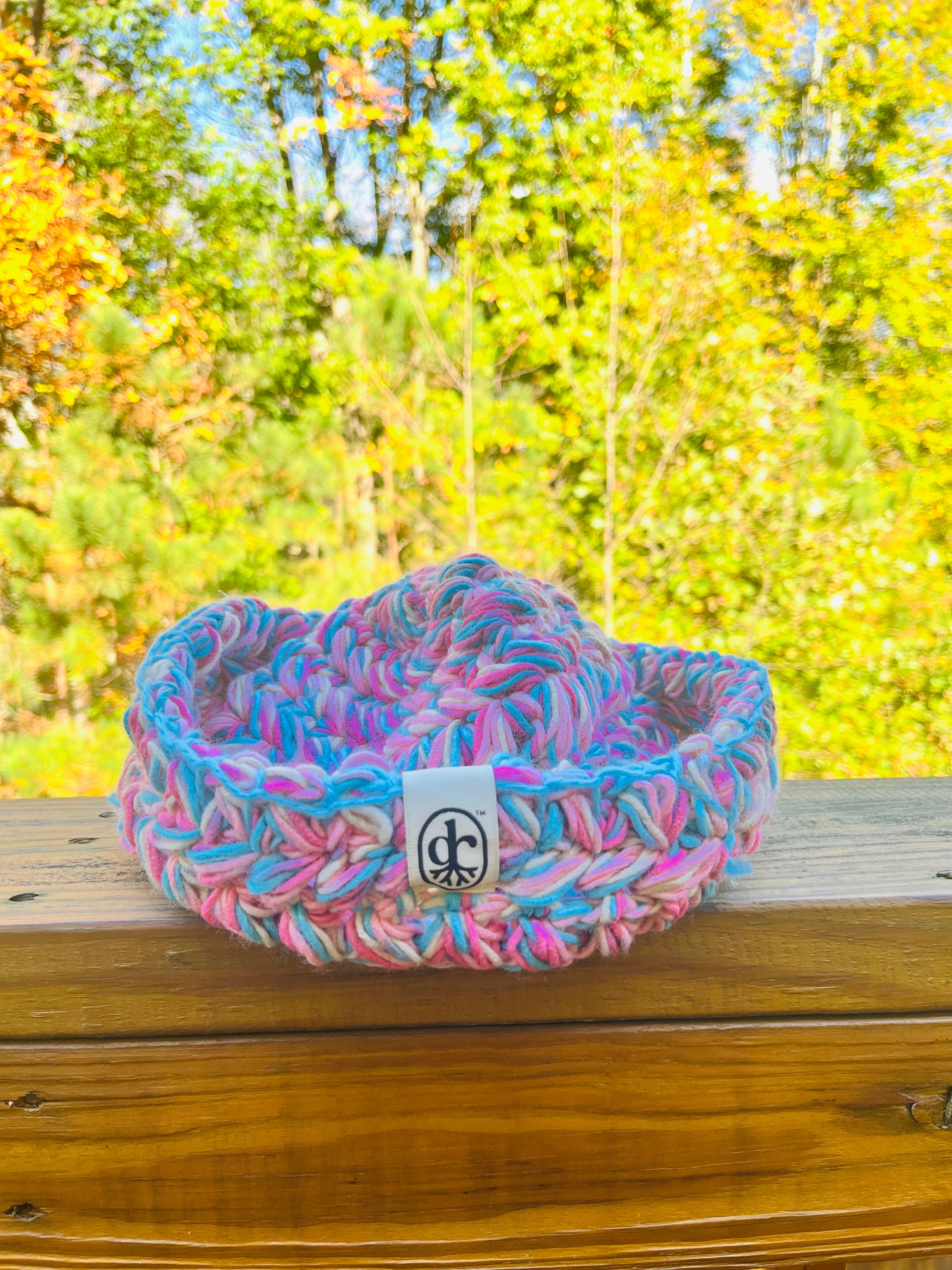 Hand Tied Multicolor Beanies